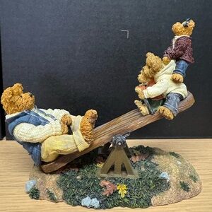 Boyds Bears Teeter Totter & Boing Worlds Best Dad - #228484